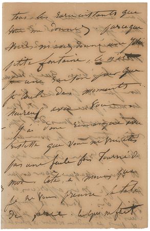 Lot #604 Victor Hugo: Juliette Drouet: An impassioned love letter to Victor Hugo - Image 3