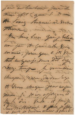 Lot #604 Victor Hugo: Juliette Drouet: An impassioned love letter to Victor Hugo - Image 4
