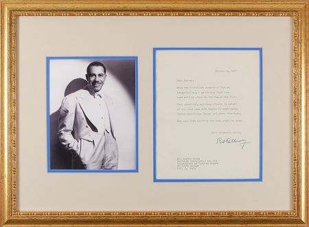 Lot #717 Cab Calloway Typed Letter Signed - Image 1