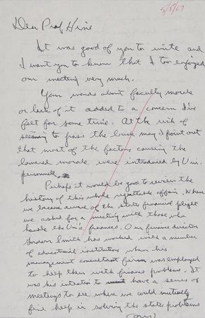 Lot #76 Ronald Reagan: Governor Reagan foreshadows further unrest at California campuses - Image 1
