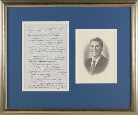 Lot #76 Ronald Reagan: Governor Reagan foreshadows further unrest at California campuses - Image 3