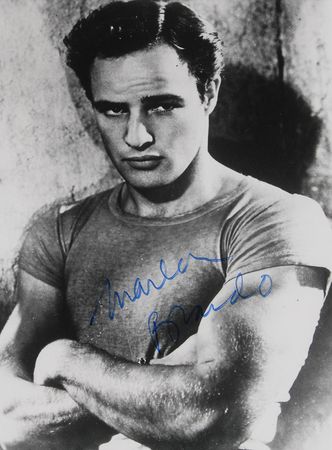 Lot #759 Marlon Brando Signed Photograph - Image 2
