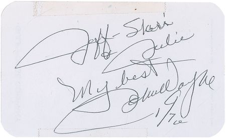 Lot #784 John Wayne Signature - Image 1