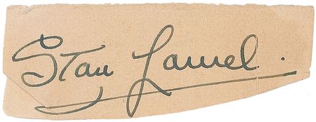 Lot #806 Laurel and Hardy Signatures - Image 1