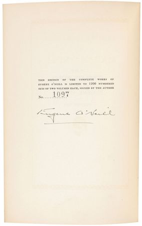 Lot #612 Eugene Oâ€™Neill Book - Image 1