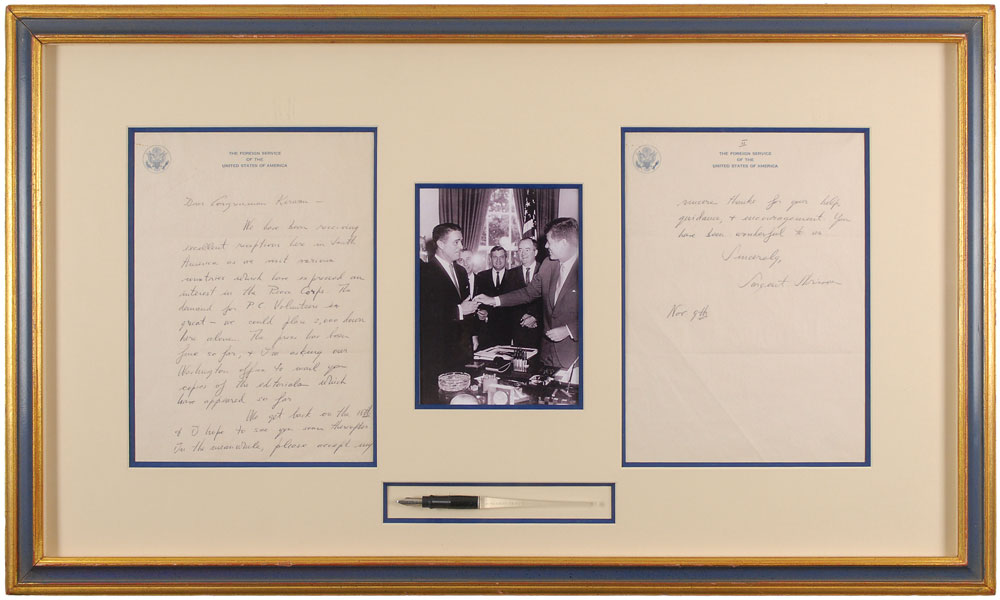 Lot 2029 John F. Kennedy US Peace Corp Bill-signing Pen