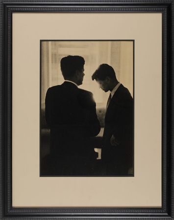 Lot #2030 John and Robert Kennedy Photograph by Jacques Lowe - Image 1