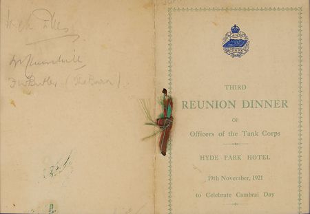 Lot #2073 Winston Churchill Signed Menu - Image 2