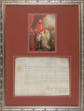 Lot #2067 King George III Signed Document - Image 1