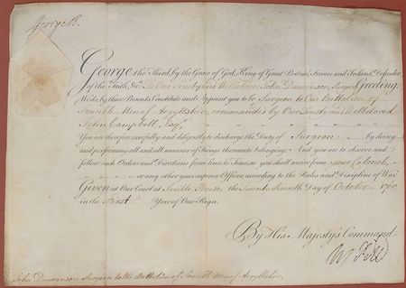 Lot #2067 King George III Signed Document - Image 2