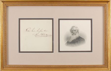 Lot #2079 Samuel F. B. Morse Autograph Quote Signed - Image 1