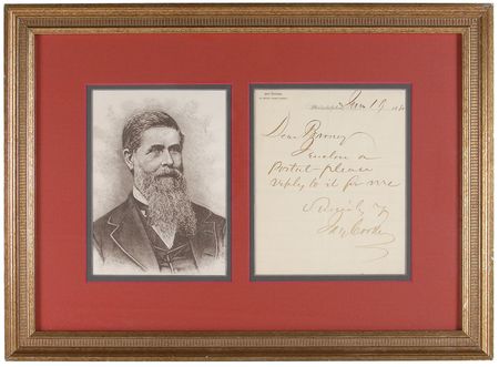 Lot #2078 Jay Cooke Autograph Letter Signed - Image 1