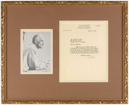 Lot #2090 Harvey Cushing Typed Letter Signed - Image 1