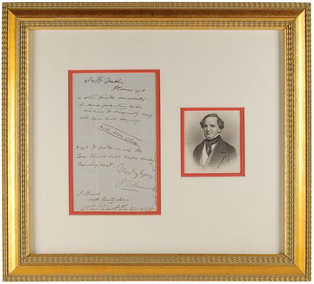 Lot #2082 P. T. Barnum Autograph Letter Signed - Image 1