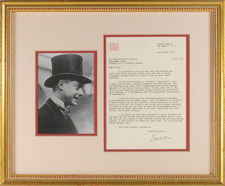 Lot #2068 Edward, Duke of Windsor Typed Letter Signed - Image 1