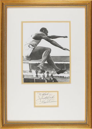 Lot #2138 Jesse Owens Signature - Image 1