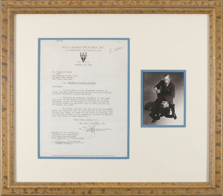 Lot #2119 Eugene O?Neill Signed Document - Image 1