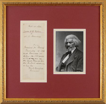 Lot #2094 Frederick Douglass Signed Document - Image 1