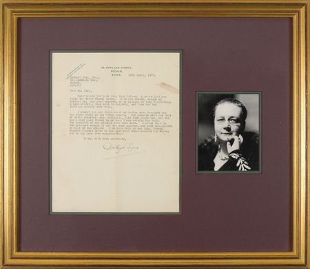 Lot #2118 Dorothy Sayers Typed Letter Signed - Image 1
