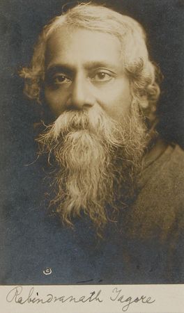 Lot #2116 Rabindranath Tagore Signed Photograph - Image 1