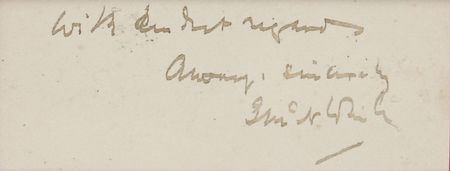 Lot #2111 James Abbott McNeill Whistler Signature - Image 2