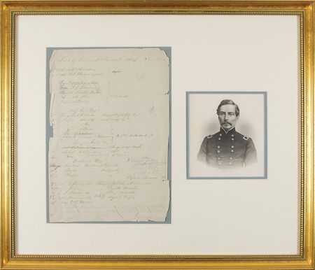 Lot #2072 P. G. T. Beauregard Signed Document - Image 1
