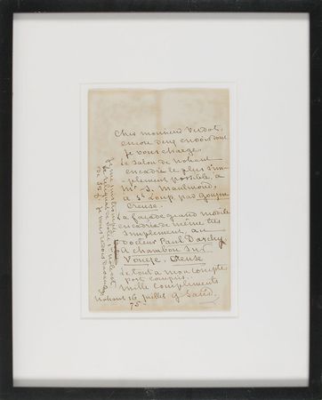 Lot #2107 George Sand Autograph Letter Signed - Image 1