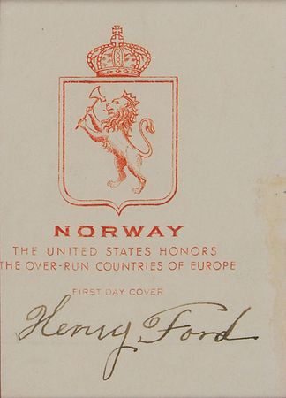 Lot #2084 Henry Ford Signature - Image 2