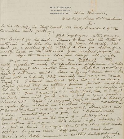 Lot #2117 H. P. Lovecraft - Image 3
