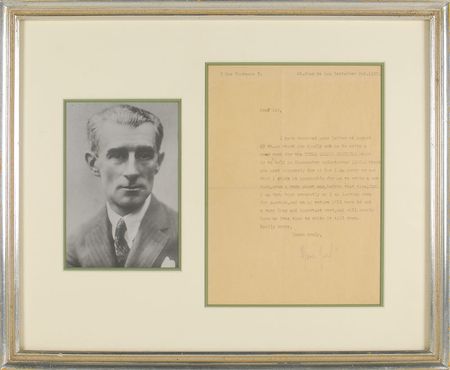 Lot #2136 Maurice Ravel Typed Letter Signed - Image 1