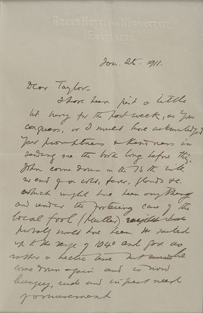 Lot #2114 Rudyard Kipling Autograph Letter Signed - Image 2
