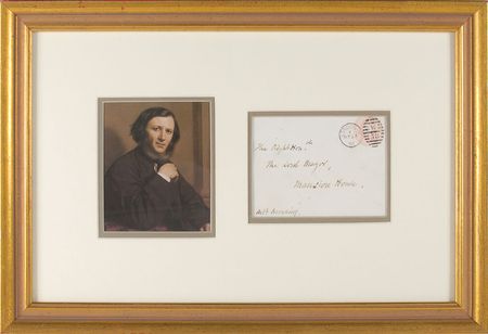 Lot #2102 Robert Browning Hand-addressed Envelope - Image 1
