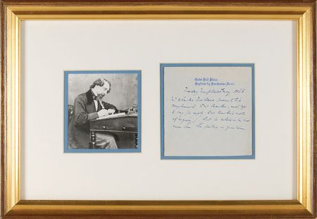 Lot #2100 Charles Dickens Third-person Autograph Letter Signed - Image 1