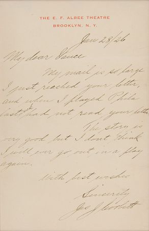 Lot #2137 James J. Corbett - Image 3