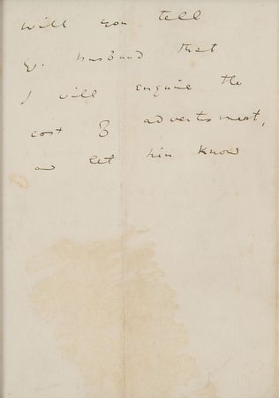 Lot #2108 Oscar Wilde Autograph Letter Signed - Image 5
