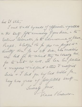 Lot #2018 Eleanor Roosevelt Autograph Letter Signed - Image 2