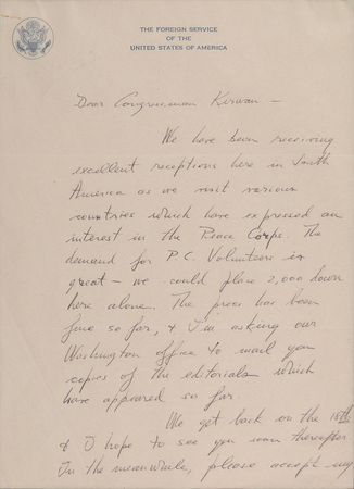 Lot #2029 John F. Kennedy US Peace Corp Bill-signing Pen - Image 3