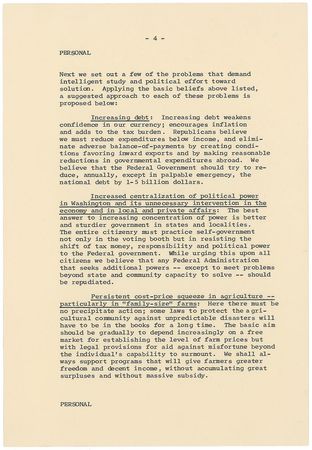 Lot #2024 Dwight D. Eisenhower Typed Letter Signed - Image 5