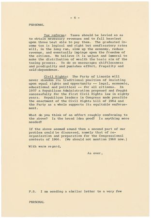 Lot #2024 Dwight D. Eisenhower Typed Letter Signed - Image 7