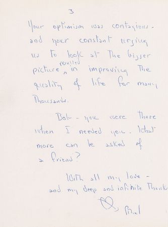 Lot #2057 Ethel Kennedy Autograph Letter Signed - Image 3