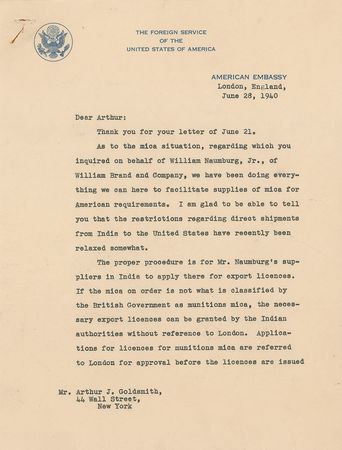 Lot #2055 Joe Kennedy, Sr. Collection of Three Letters - Image 3