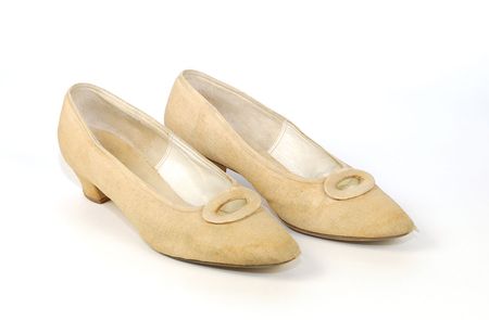 Lot #2043 Jacqueline Kennedy’s Delman Linen Shoes - Image 2