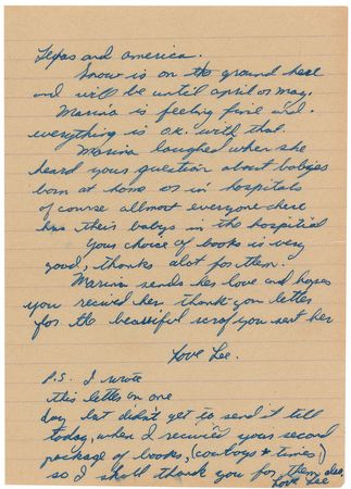 Lot #2063 Lee Harvey Oswald Autograph Letter Signed - Image 2