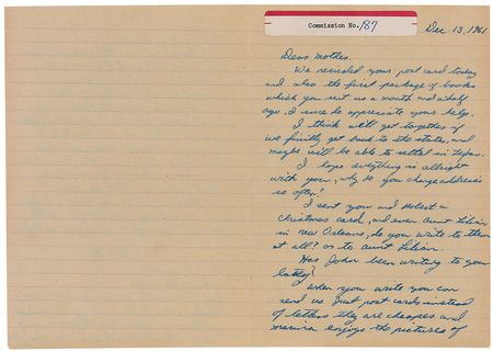 Lot #2063 Lee Harvey Oswald Autograph Letter Signed - Image 3