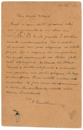 Lot #2088 Albert Einstein Autograph Letter Signed - Image 1