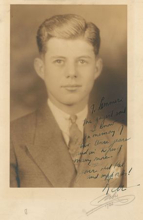 Lot #2028 John F. Kennedy Signed Photograph - Image 1