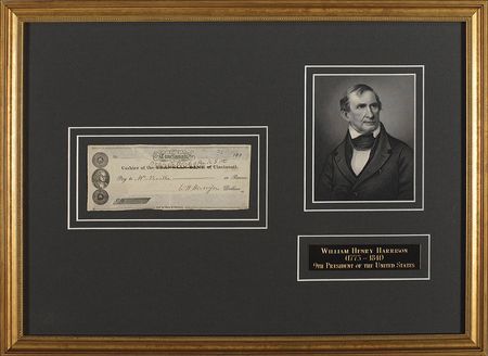 Lot #14 William Henry Harrison: Impressive 1830s