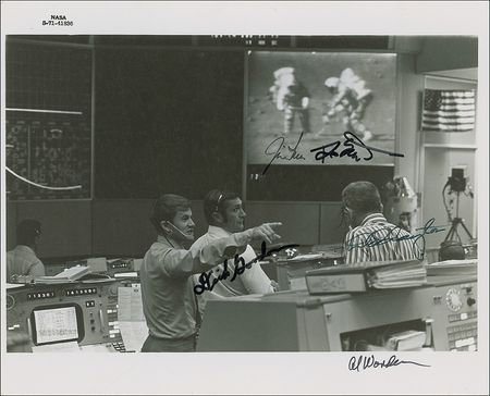 Lot #446 Apollo 15 Signed Photograph - Image 2