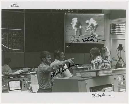 Lot #446 Apollo 15 Signed Photograph - Image 1