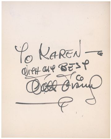 Lot #625 Walt Disney Signature - Image 1